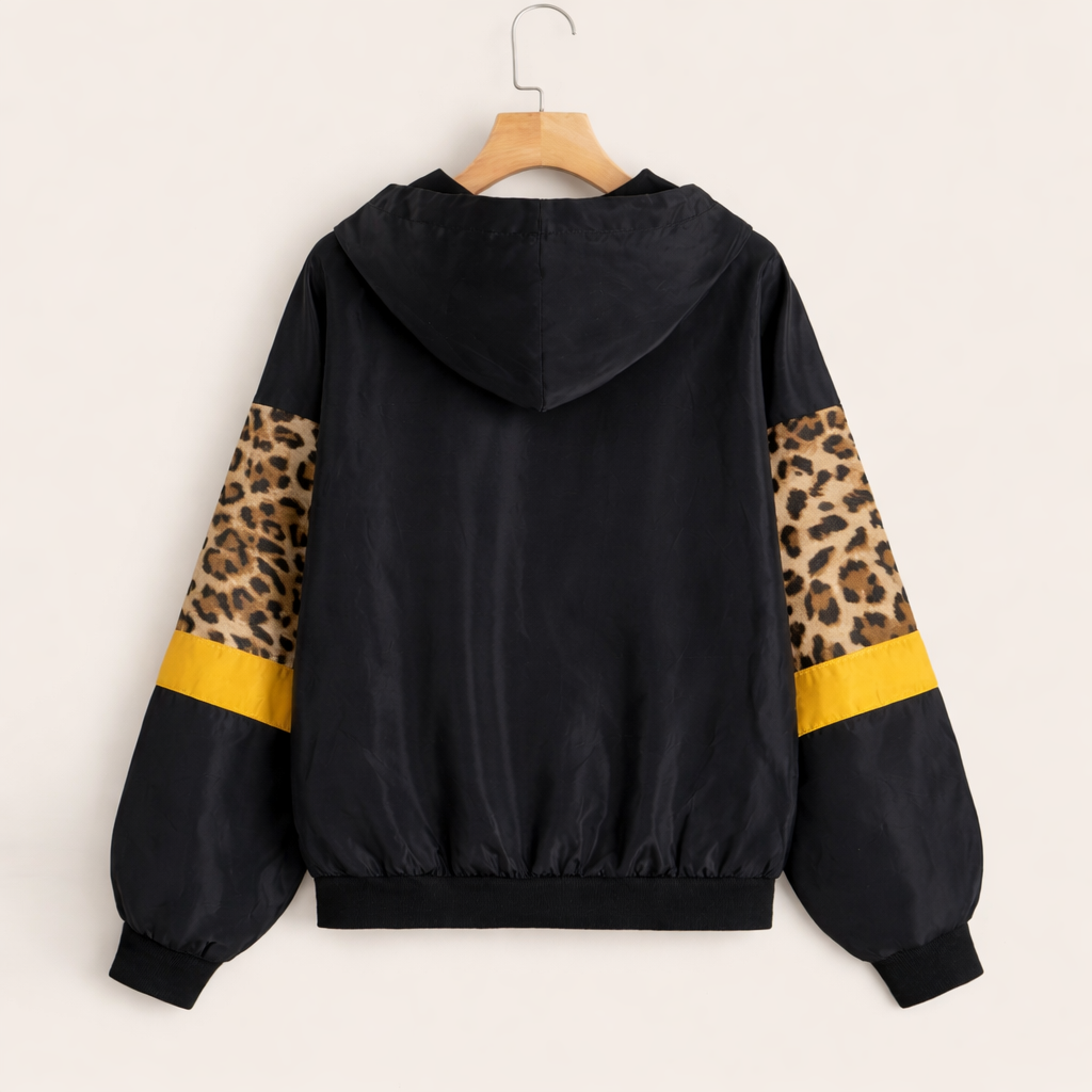 Chaqueta deportiva para mujer con capucha y cierre de cremallera - Zirel