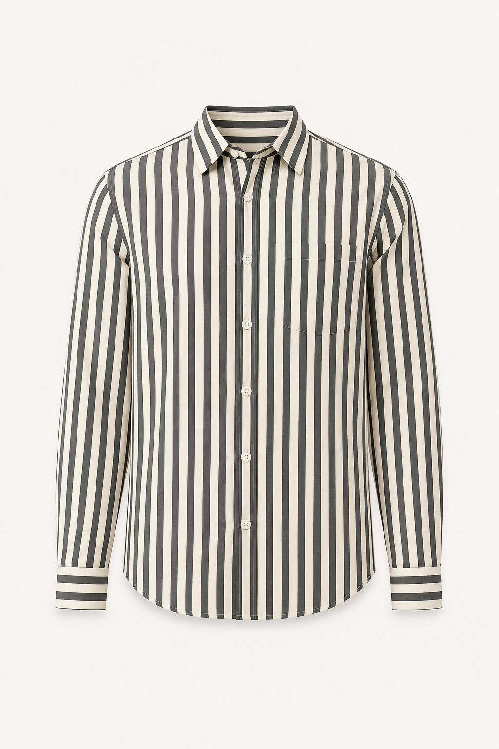 Camisa hombre rayas verticales relaxed fit imagen cuidada primavera verano - Gerhard