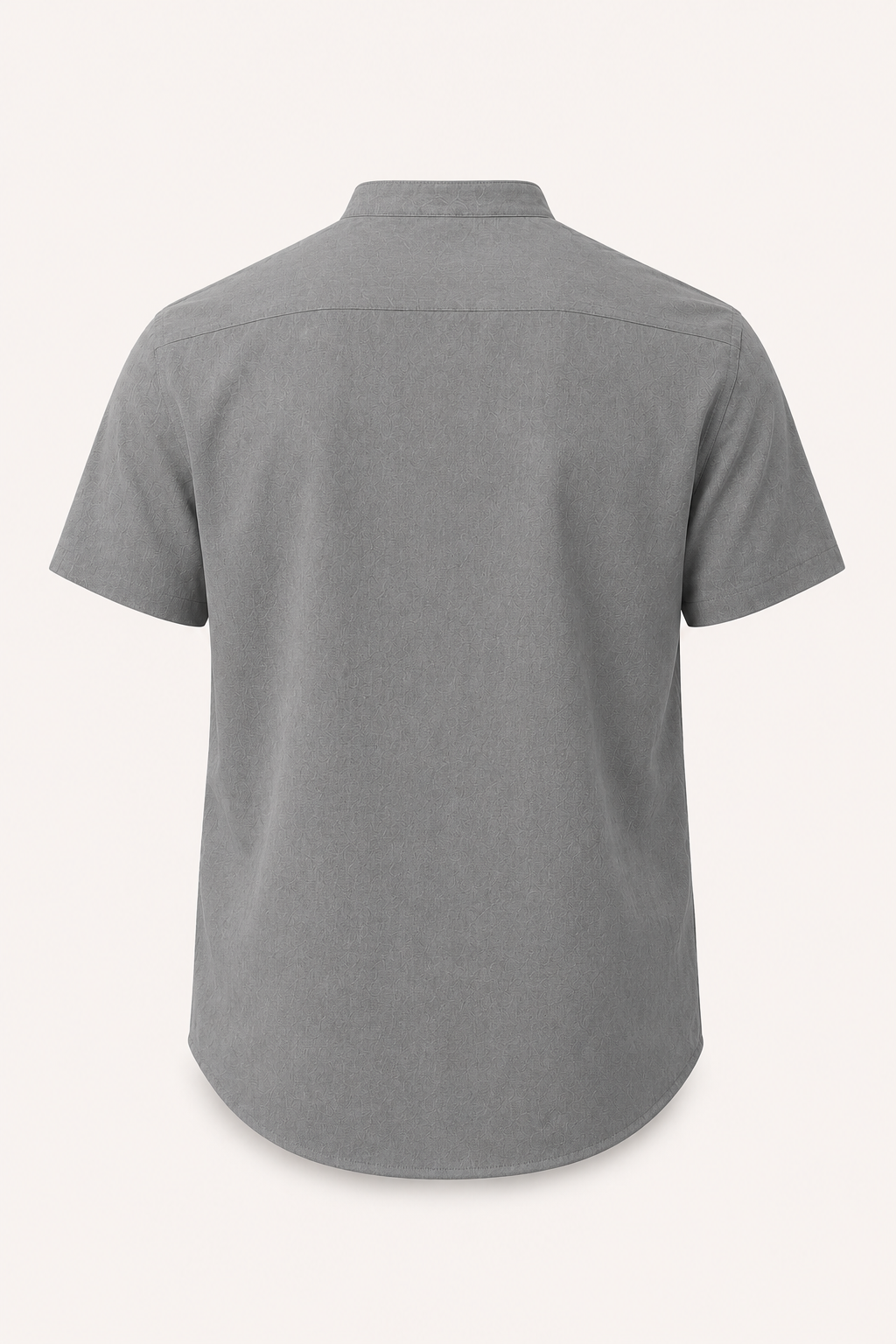 Camisa hombre cuello mao manga corta botonadura frontal casual verano - Lorenz