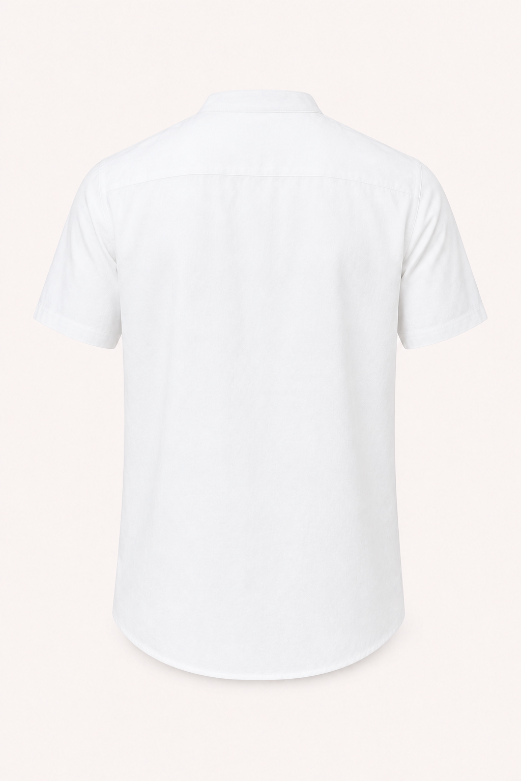 Camisa hombre cuello mao manga corta botonadura frontal casual verano - Lorenz