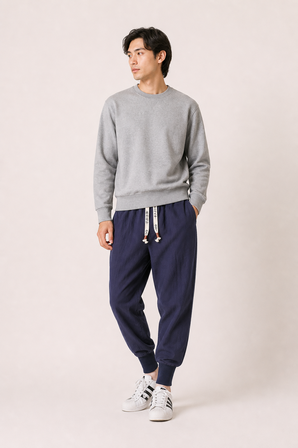 Pantalón jogger hombre cintura elástica cordón cómodo uso diario - Rayan