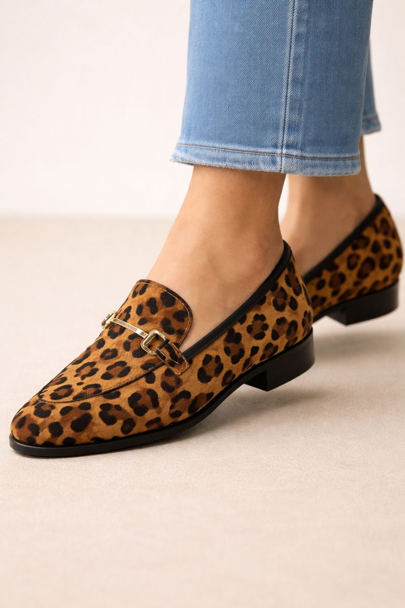 Mocasines elegantes de mujer con tacón bajo - Marina