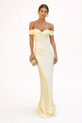 Vestido largo de hombros descubiertos para fiesta para mujer - Lea