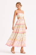 Vestido midi multicolor perfecto para la temporada primaveral - Michela