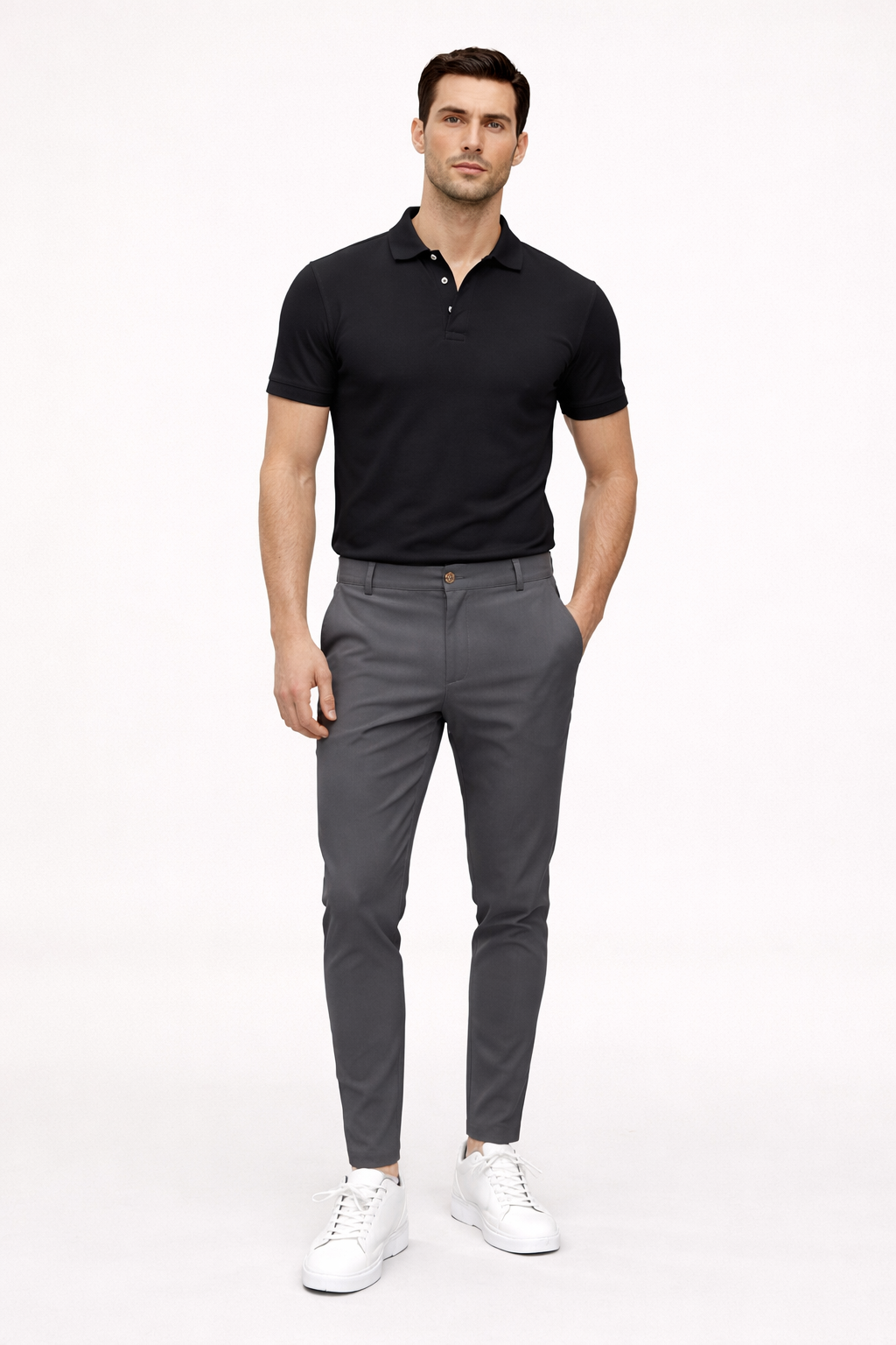 Pantalones chinos para hombre de corte recto y ajuste cómodo - Zigor