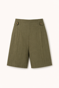 Short mujer tiro alto botones laterales pinzas frontales bolsillos verano - Maren