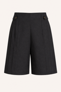 Short mujer tiro alto botones laterales pinzas frontales bolsillos - Maren