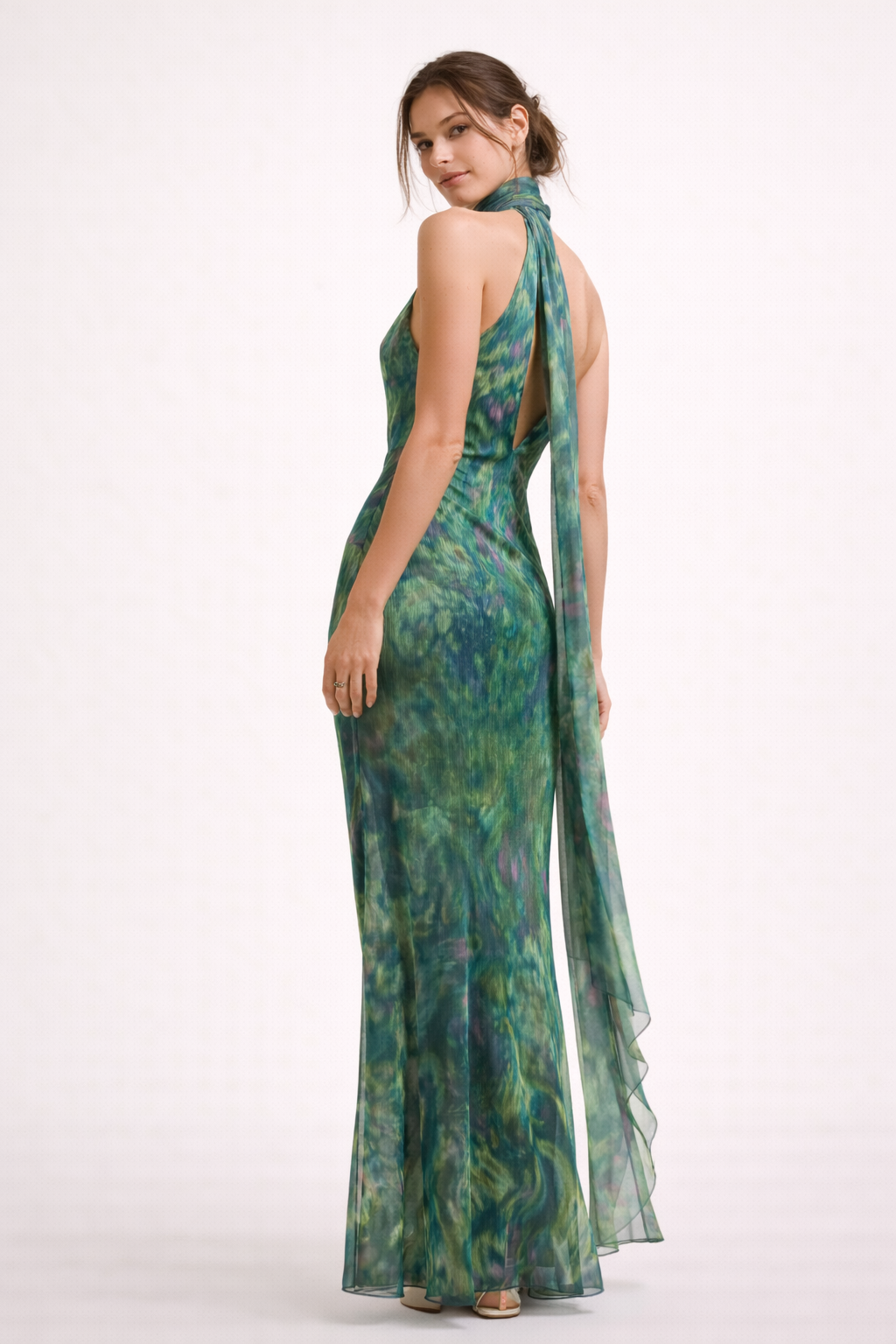 Maxi vestido para mujer con escote halter - Irises