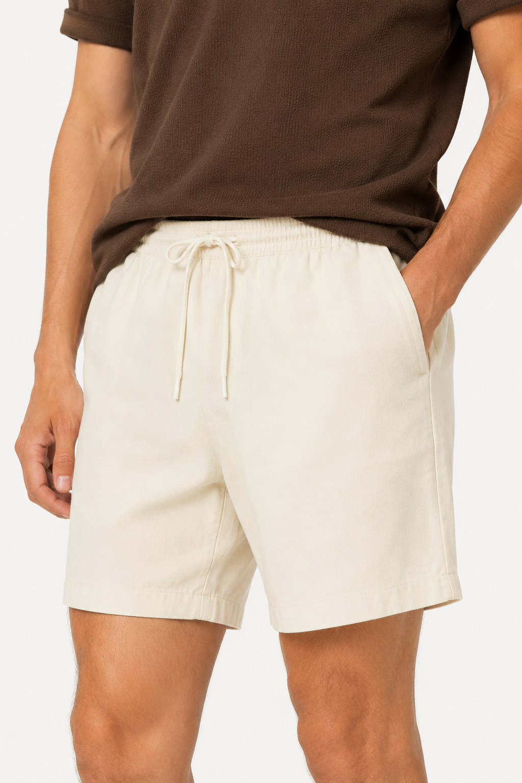 Bermuda casual hombre cintura elástica cordón corte recto bolsillos - Tarma
