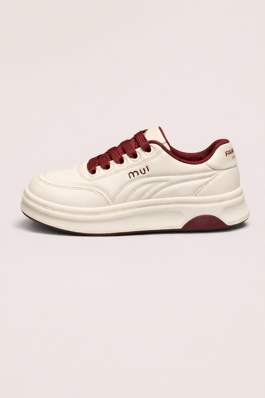 Tenis casuales tipo court para mujer con suela elevada - Sarah