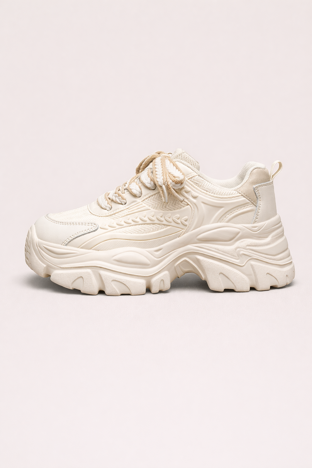 Tenis casuales para mujer con plataforma robusta - Gaia