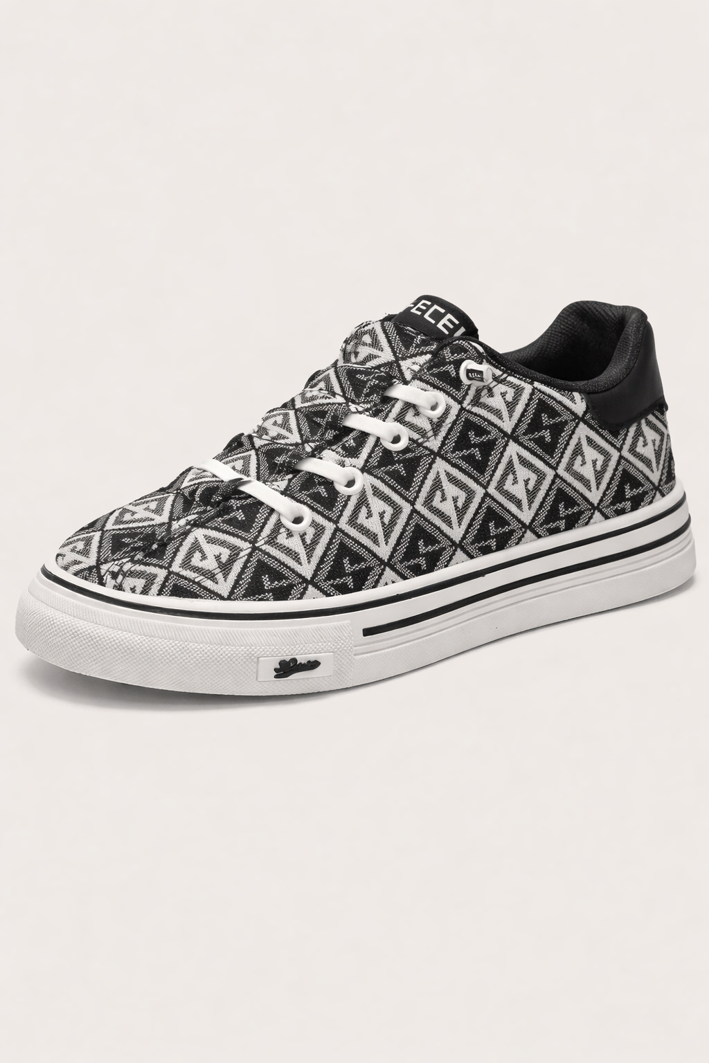 Zapatillas para hombre de corte bajo en tejido estampado - Virel