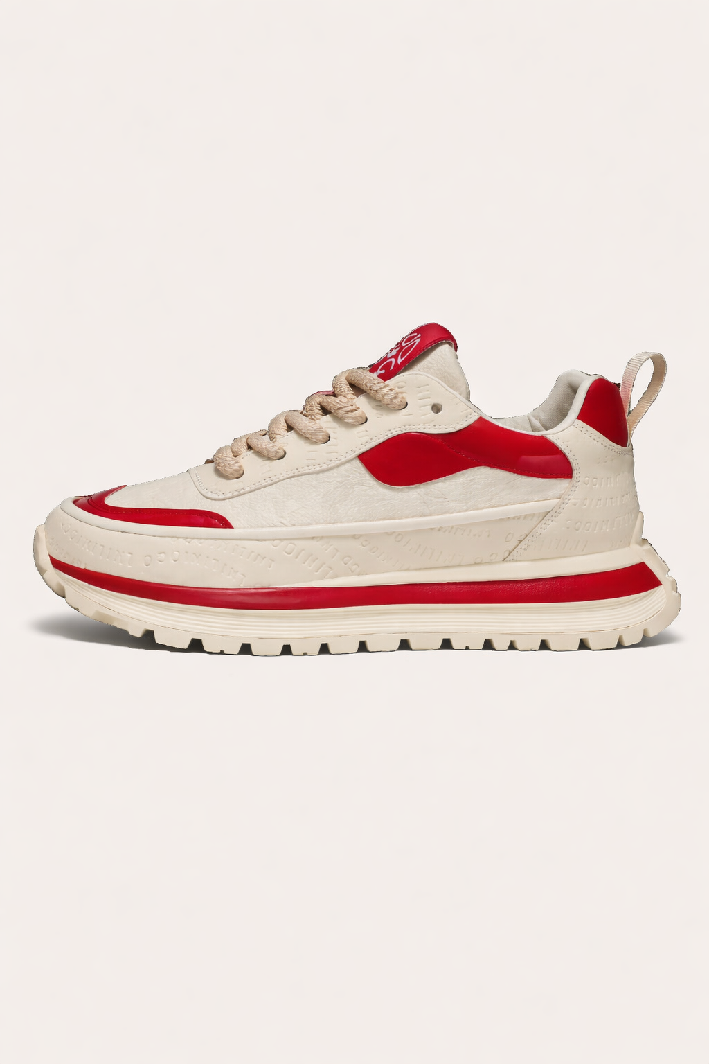 Zapatillas para hombre con suela alta y acabado liso - Kaldor