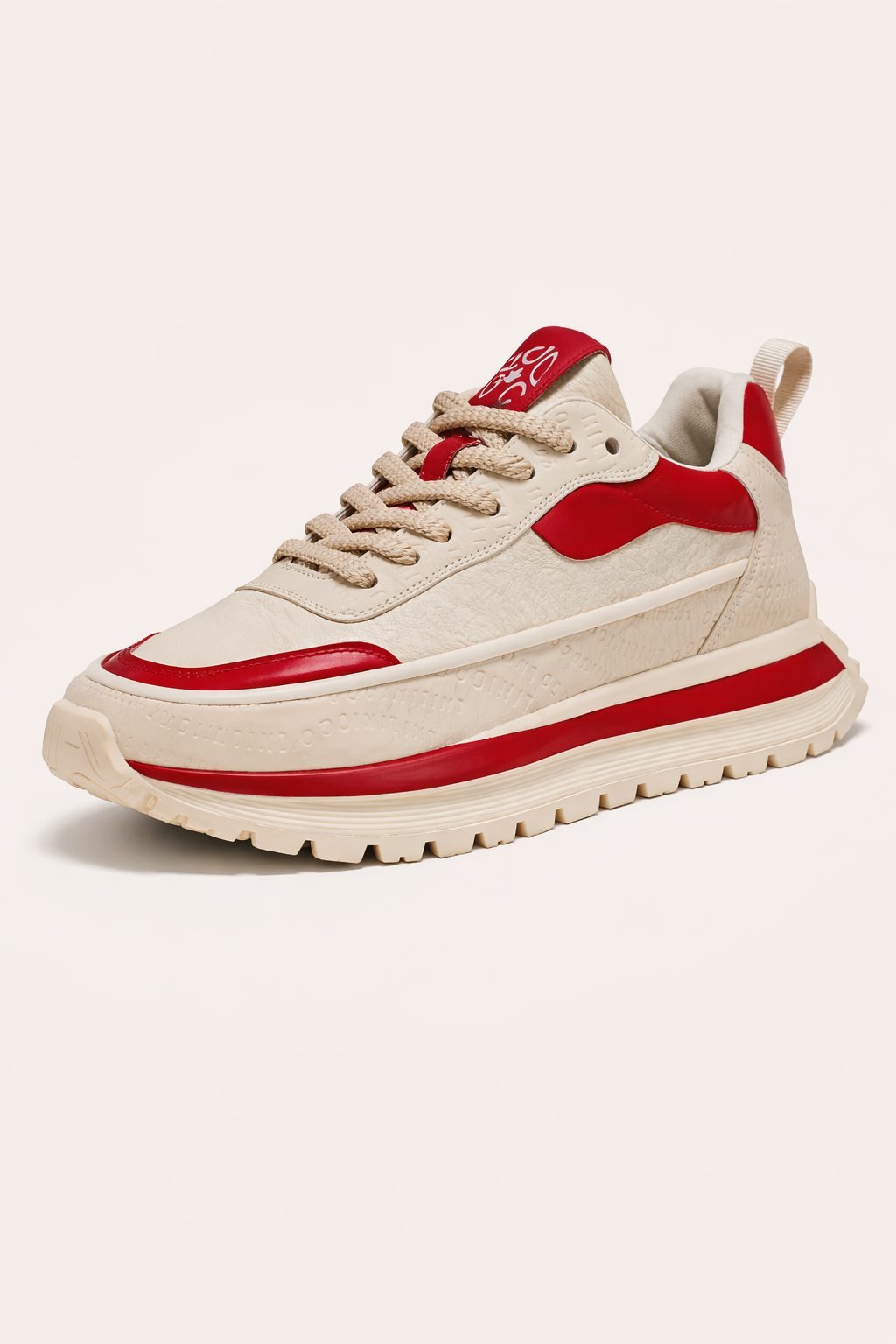 Zapatillas para hombre con suela alta y acabado liso - Kaldor