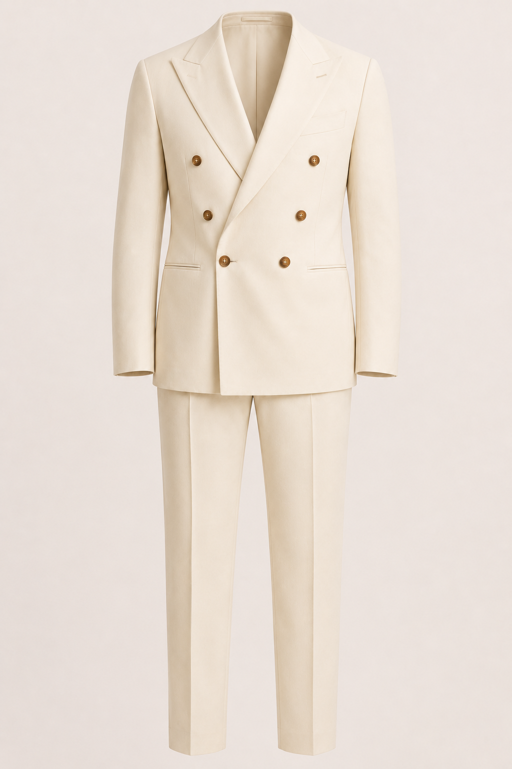 Traje hombre dos piezas americana cruzada corte italiano solapas - Lars
