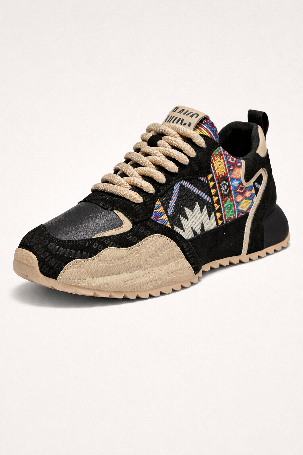 Zapatillas urbanas de hombre suela gruesa diseño textil - Aleron