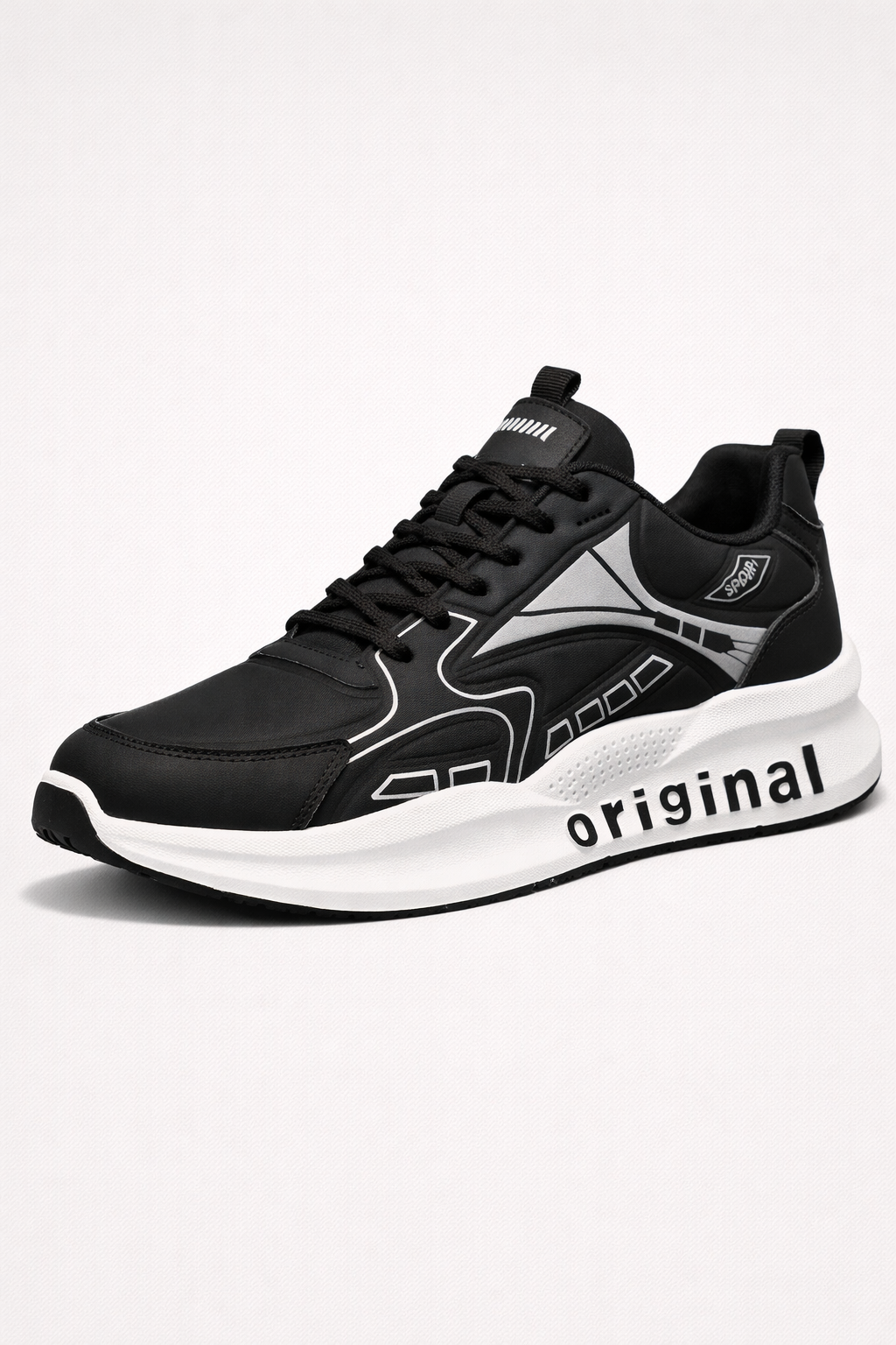 Zapatillas deportivas para hombre de suela gruesa y cordones - Orion