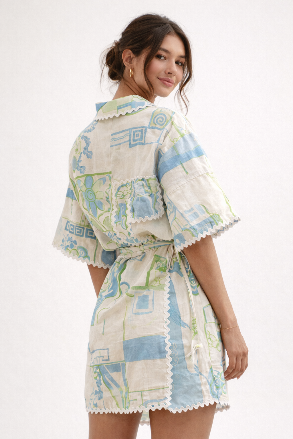 Conjunto para mujer estampado veraniego con lazo - Kelly