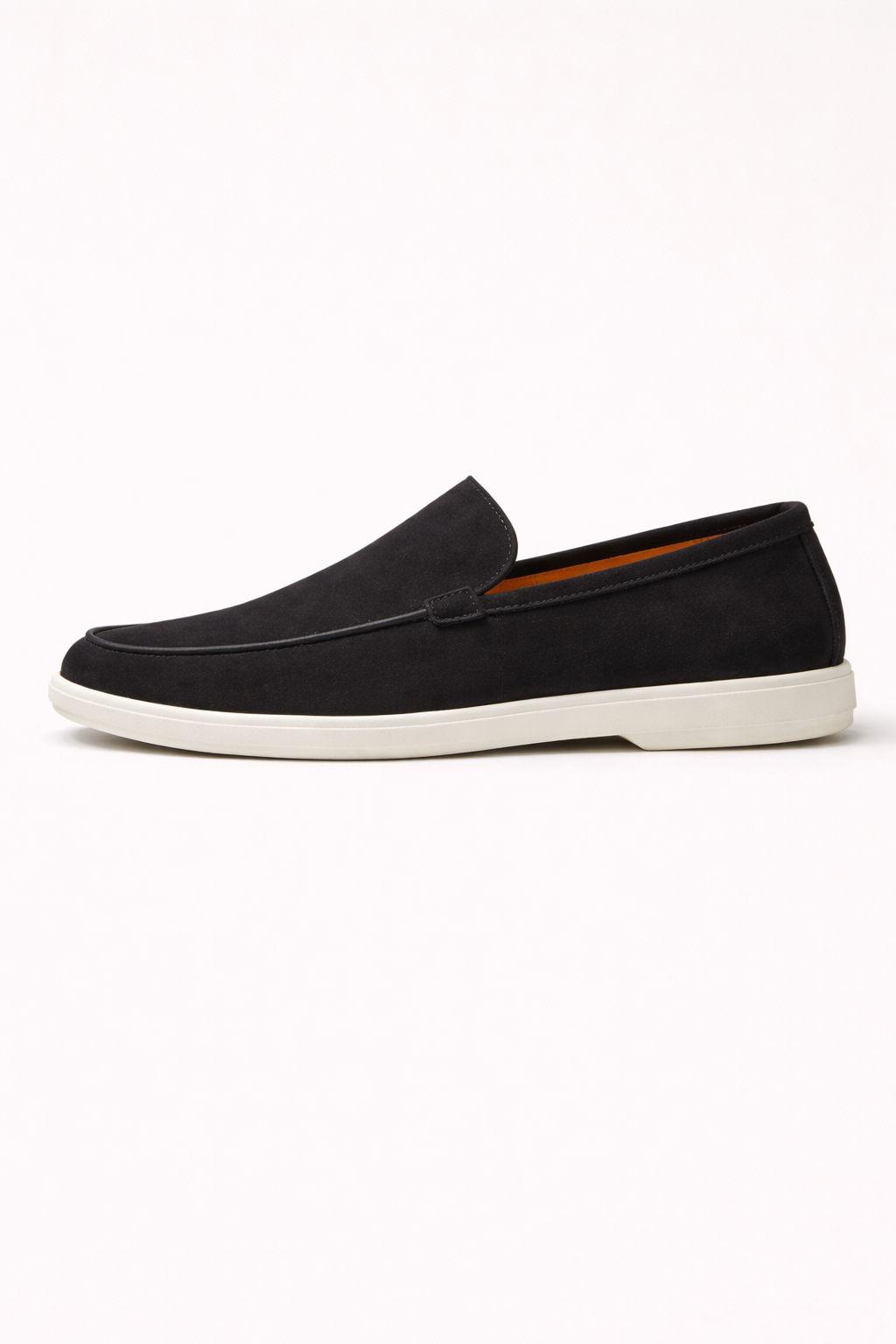 Mocasines casuales de acabado ante y calce fácil para hombre - Henning