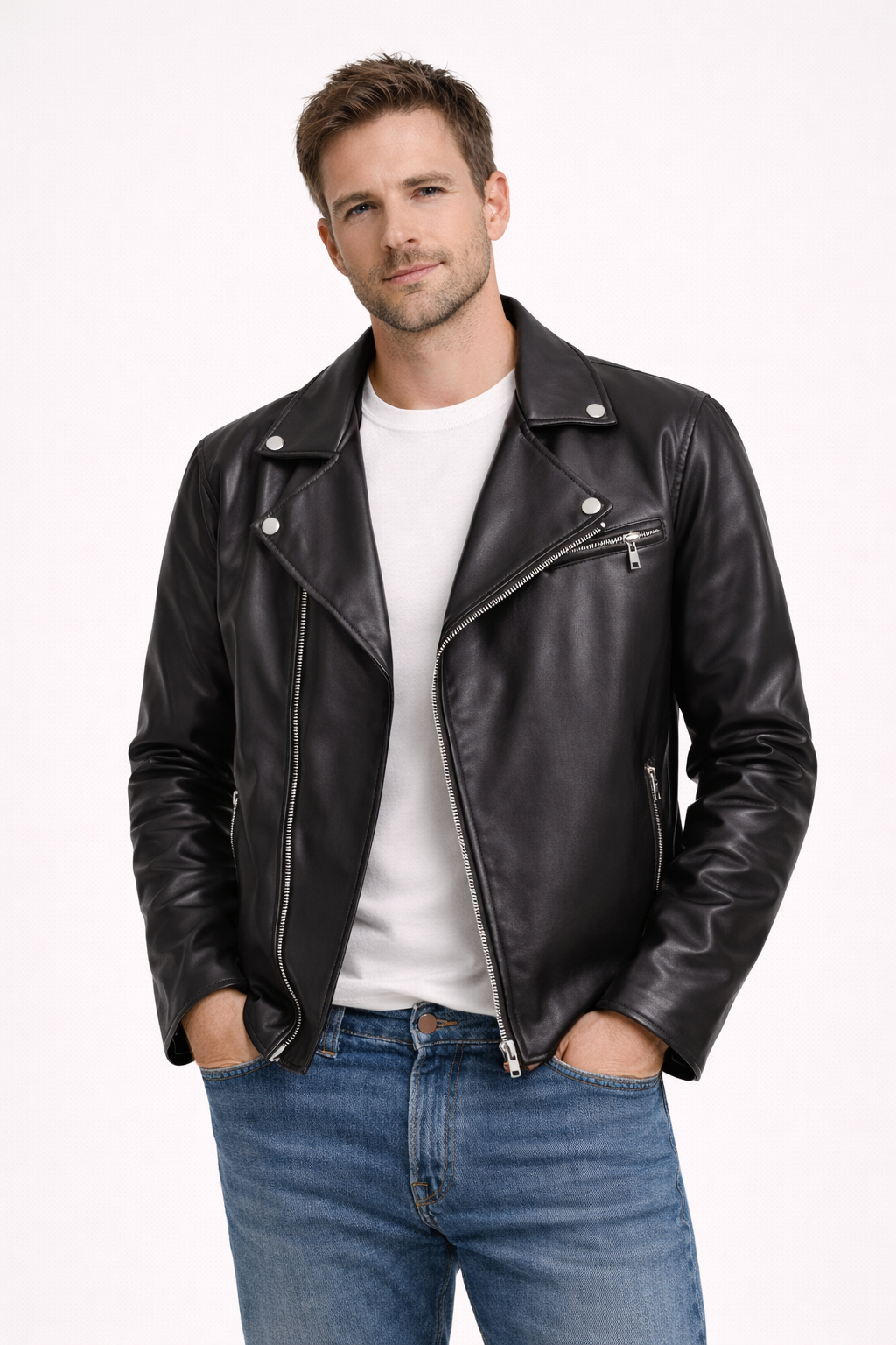 Chaqueta para hombre de estilo biker urbano - Kordem