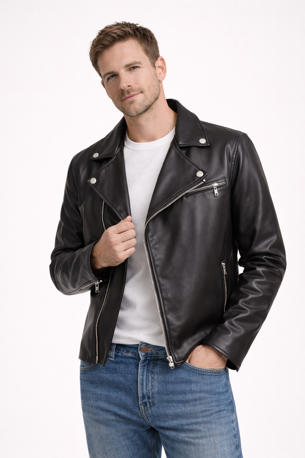 Chaqueta para hombre de estilo biker urbano - Kordem