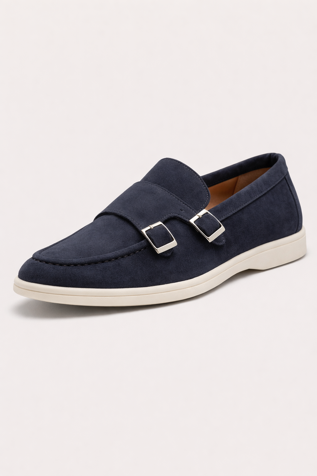 Mocasines elegantes con doble hebilla lateral para hombre - Gael