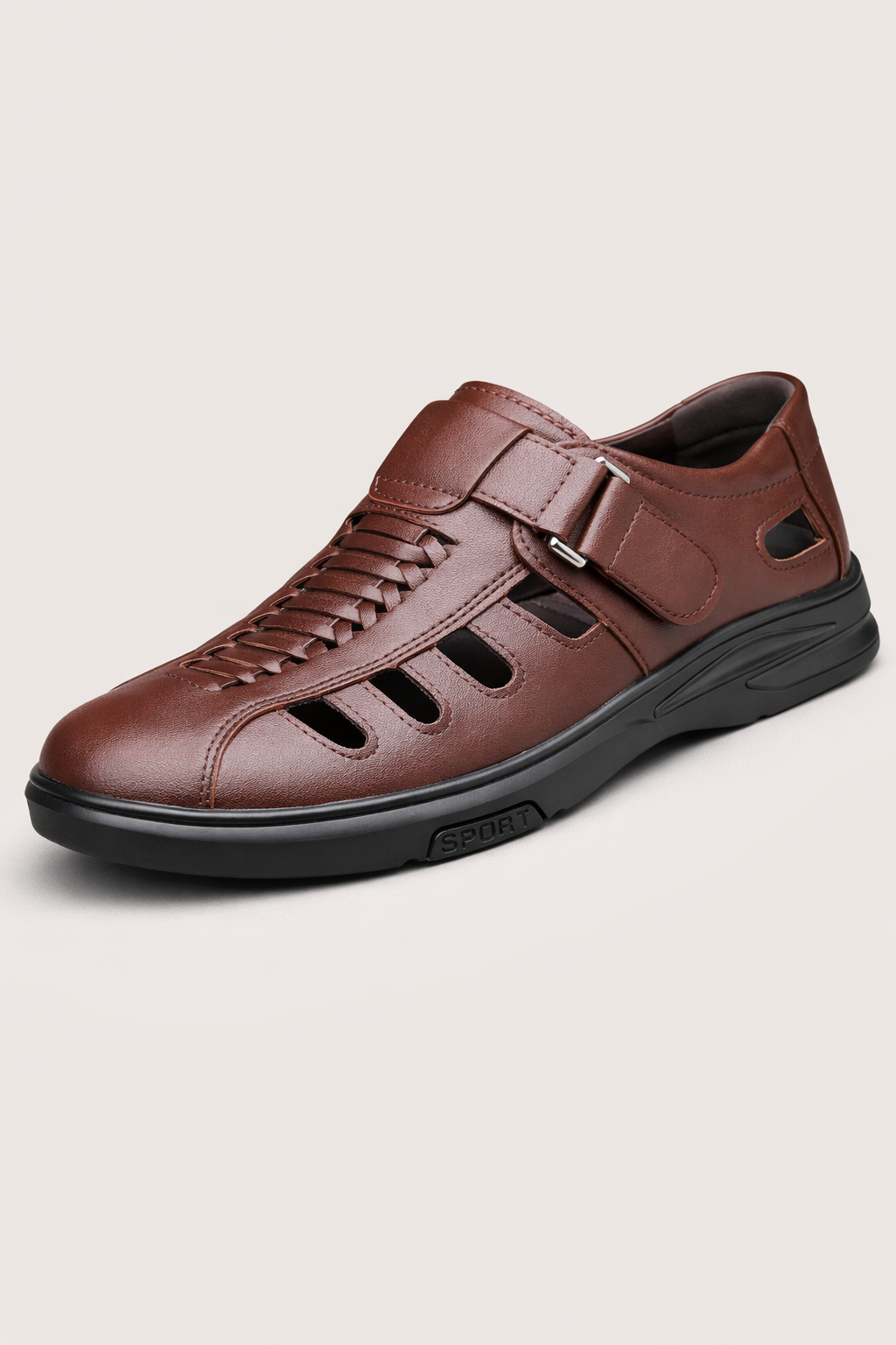 Sandalias para hombre con cierre de velcro y diseño ventilado - Bruno