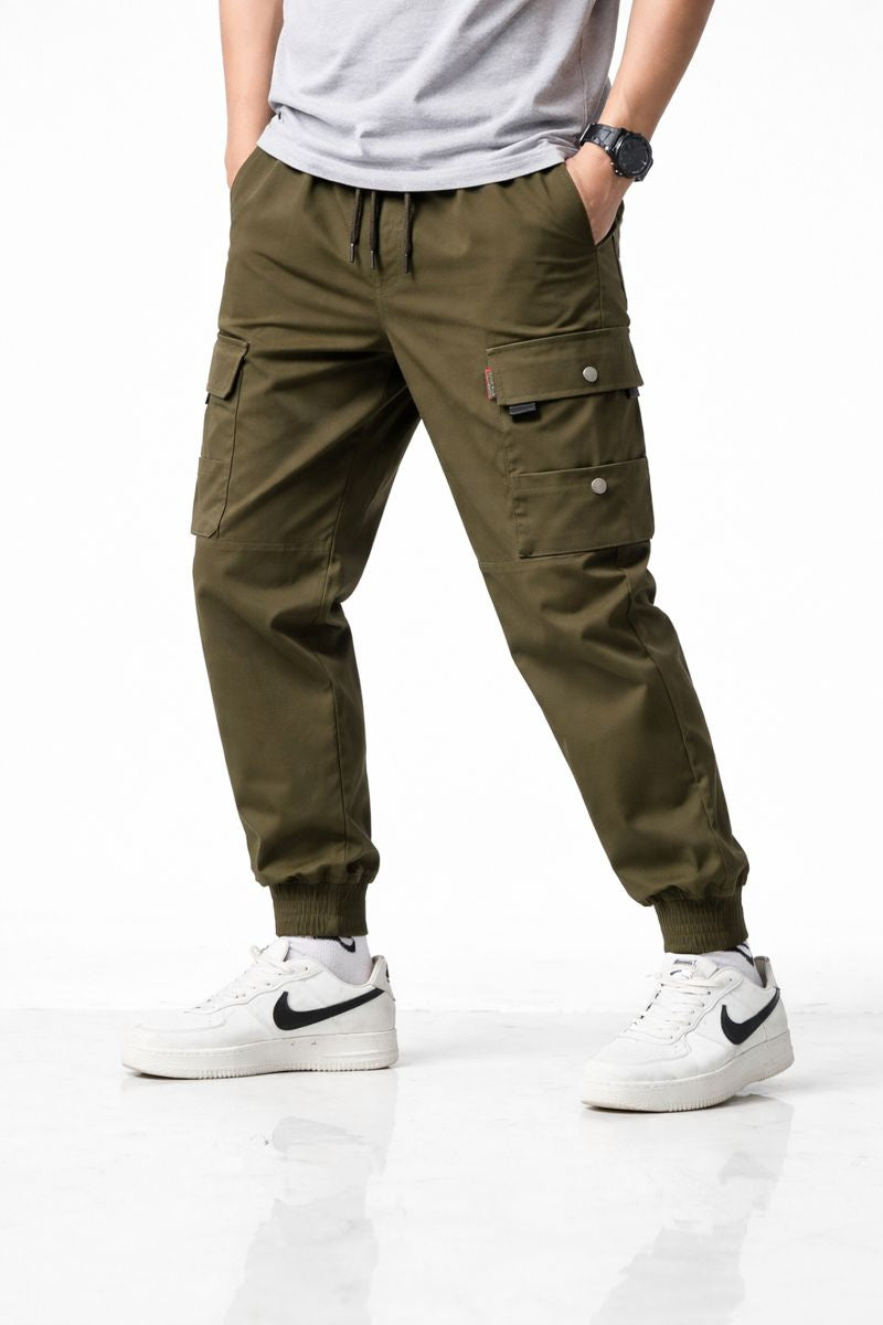 Pantalones cargo para hombre de corte jogger con bolsillos - Iván