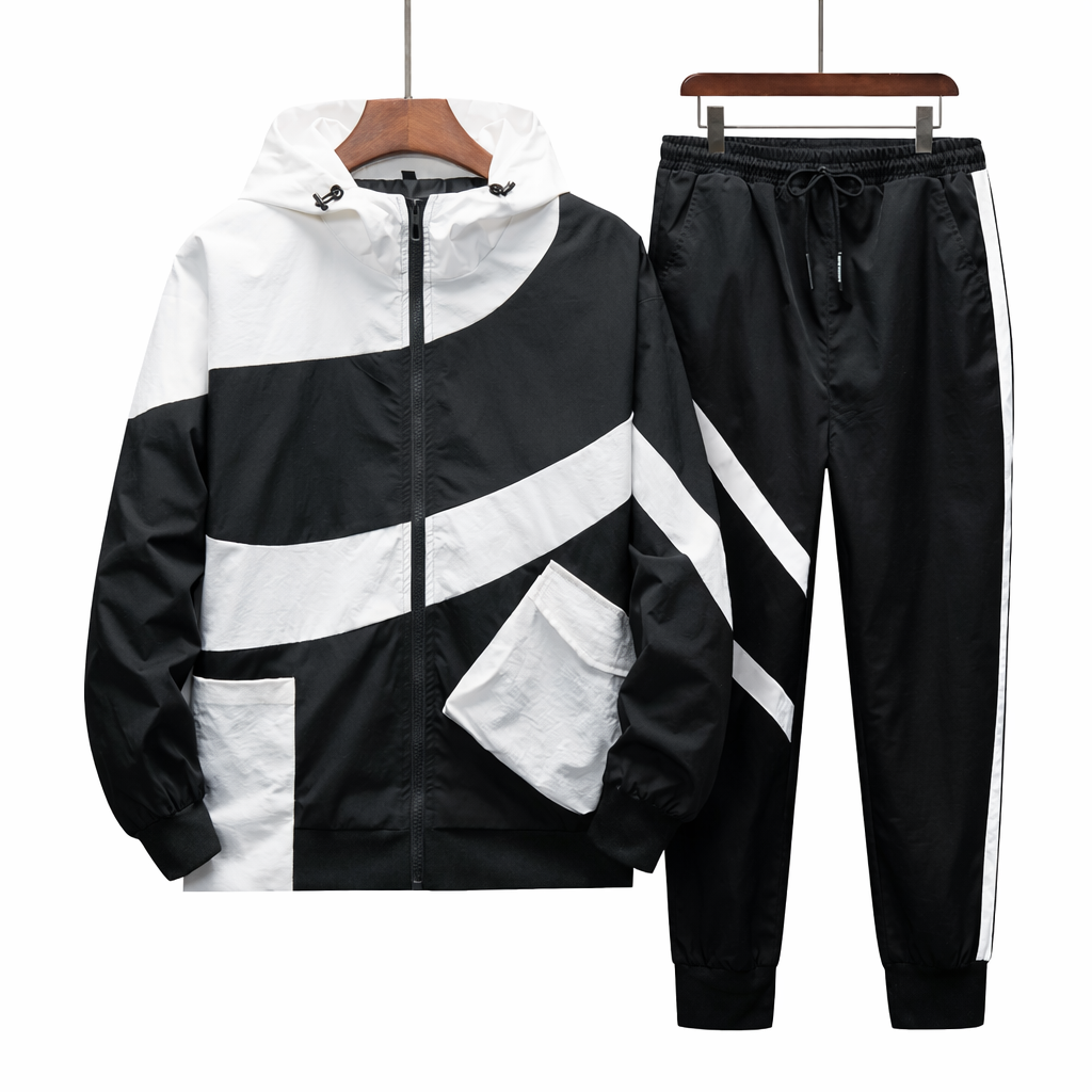 Conjunto deportivo con chaqueta con capucha y pantalón jogger - Larex