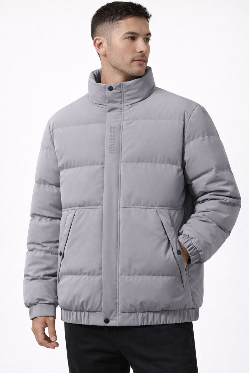 Chaqueta acolchada para hombre con cuello alto - Brevon