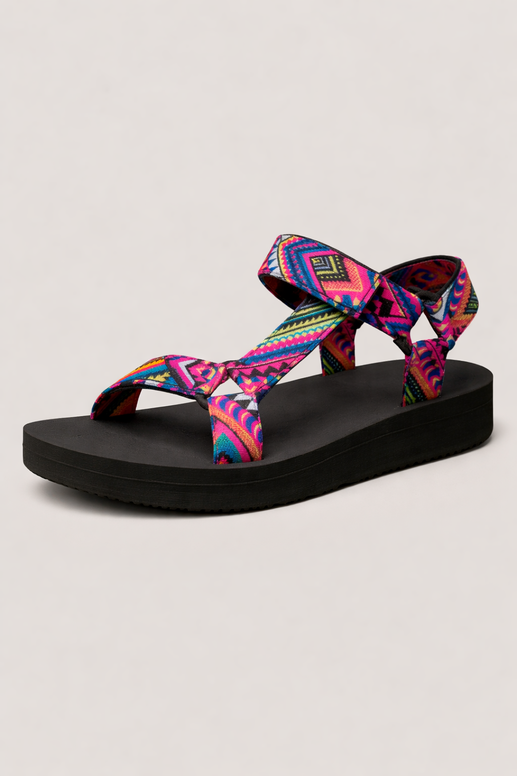 Sandalias ortopédicas con tiras estampadas para mujer - Tanja