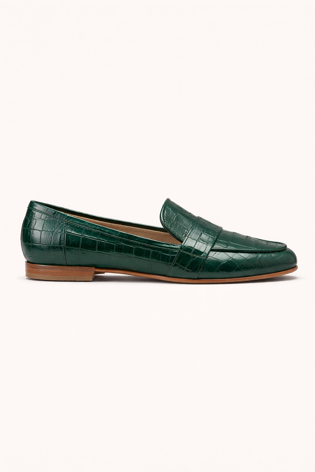 Mocasines mujer efecto piel grabado planos cerrados slip on - Kireth