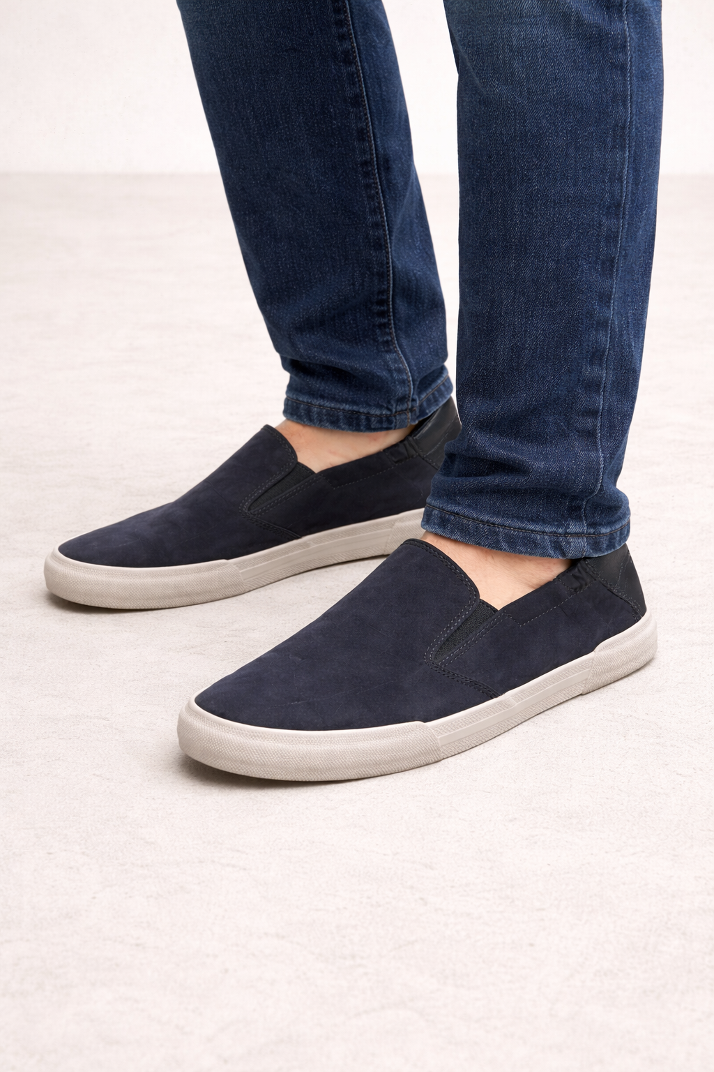 Mocasines para hombre lona lisa sin cordones - Mateo