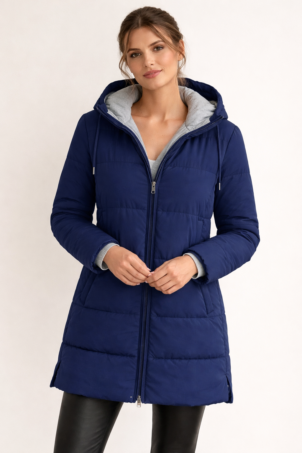 Chaqueta acolchada ligera para mujer con capucha - Lirene