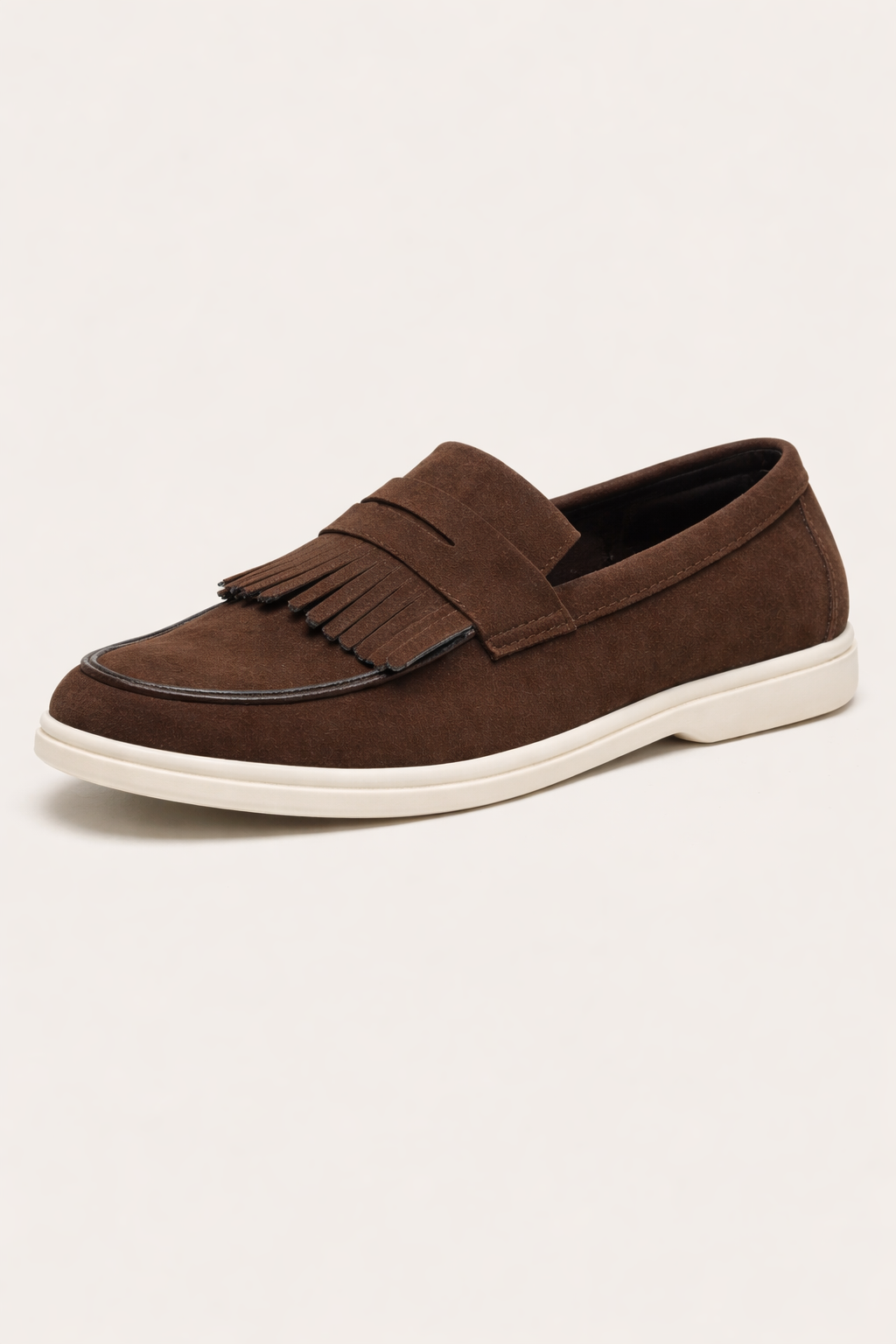 Zapatos loafers mate con flecos para hombre - Harrison