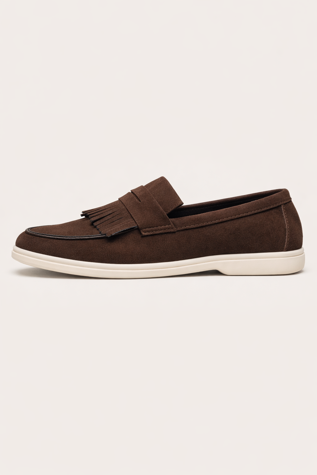 Zapatos loafers mate con flecos para hombre - Harrison