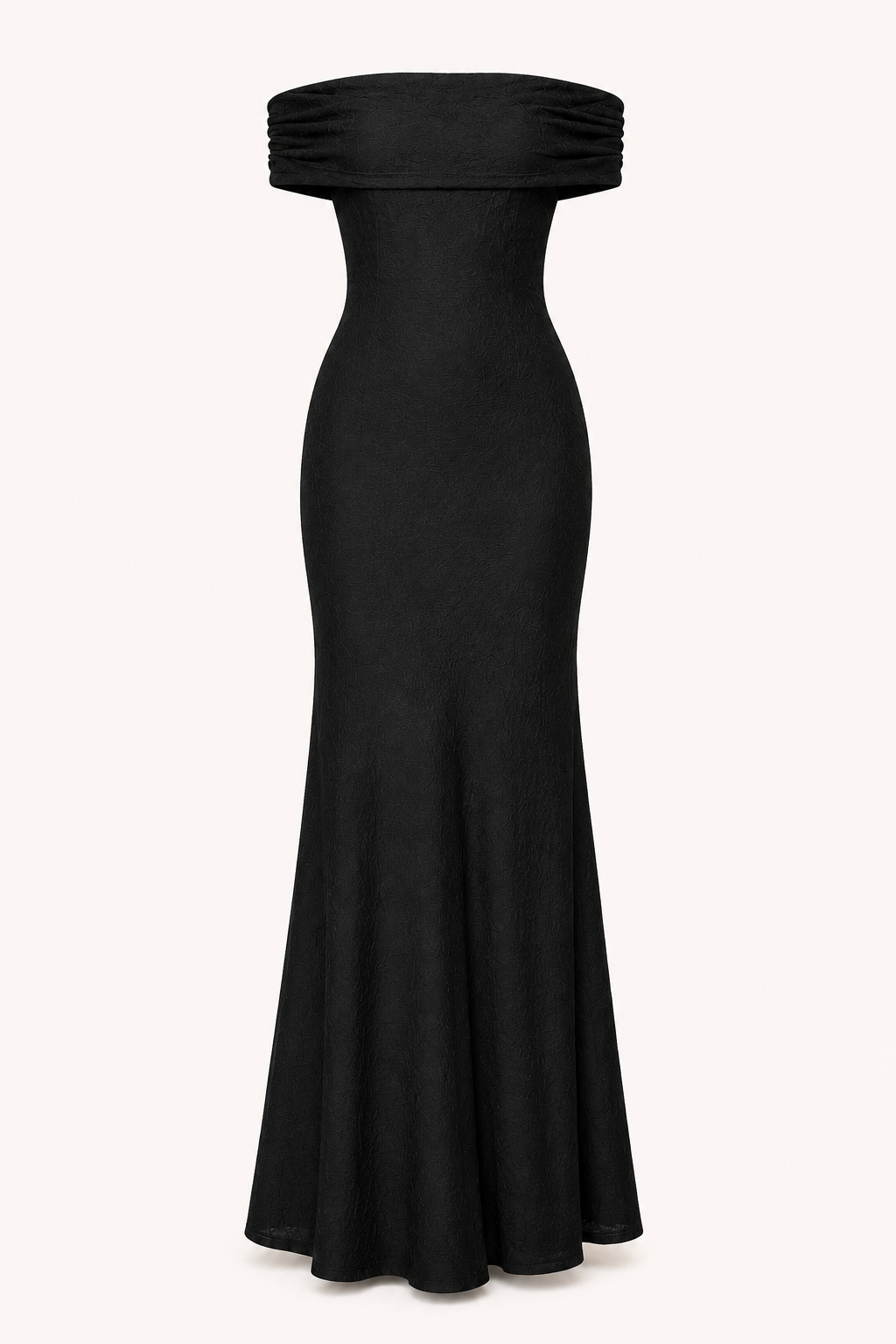 Vestido largo mujer boda sirena hombros descubiertos ajustado elegante - Anja