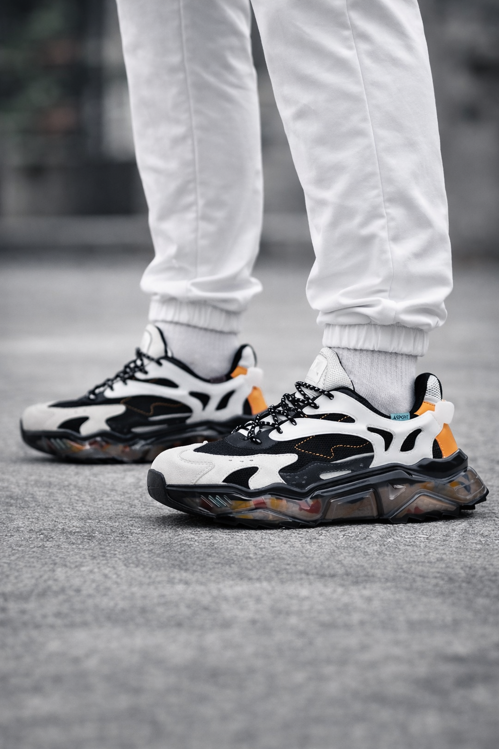 Zapatillas para correr de hombre con amortiguación visible - Zorvik