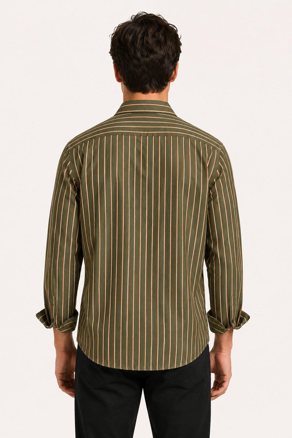 Camisa hombre rayas verticales relajada bolsillos funcionales versátil - Kilian