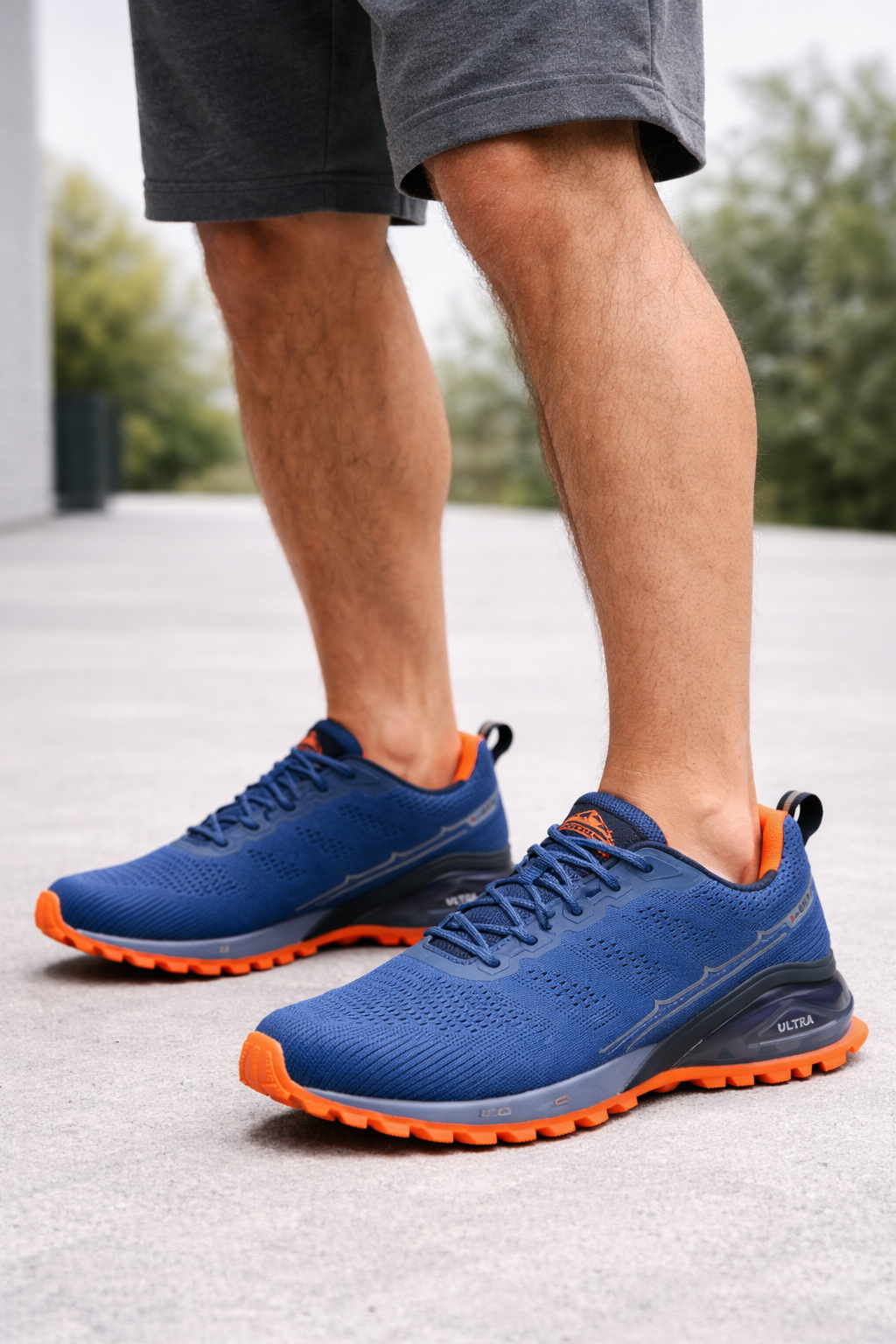 Zapatillas para correr de hombre con cordones - Brexon