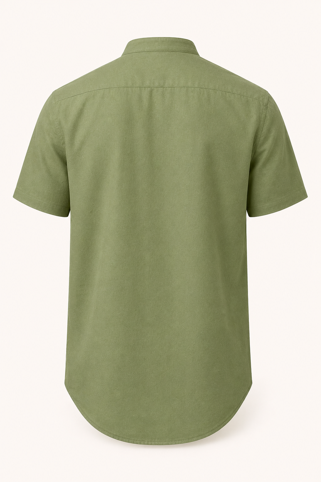 Camisa hombre cuello mao manga corta botonadura frontal casual verano - Lorenz