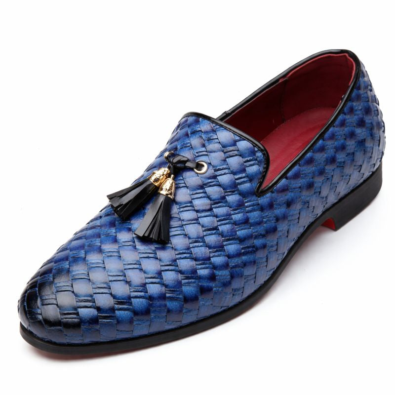 Mocasines de charol con borlas para hombre - Feiyang