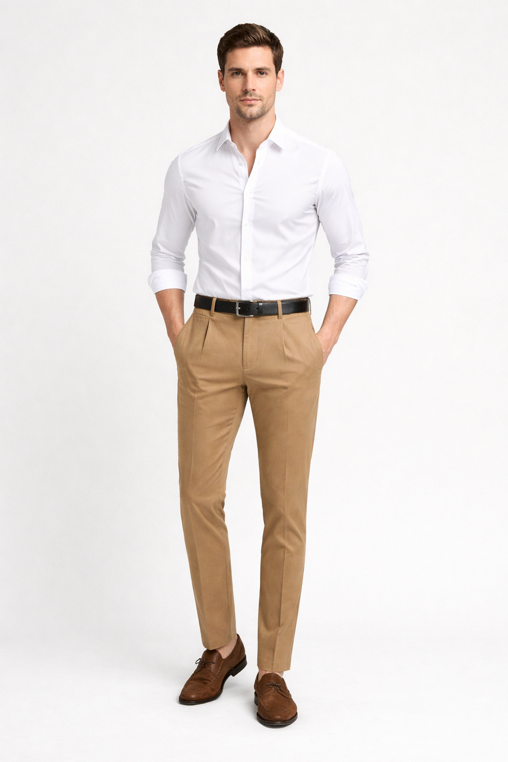 Pantalones chinos de vestir para hombre - James