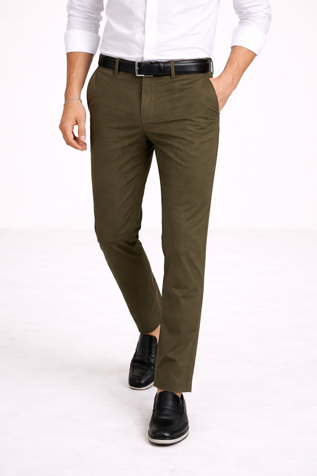 Pantalones chinos de vestir para hombre con corte recto - Ivar