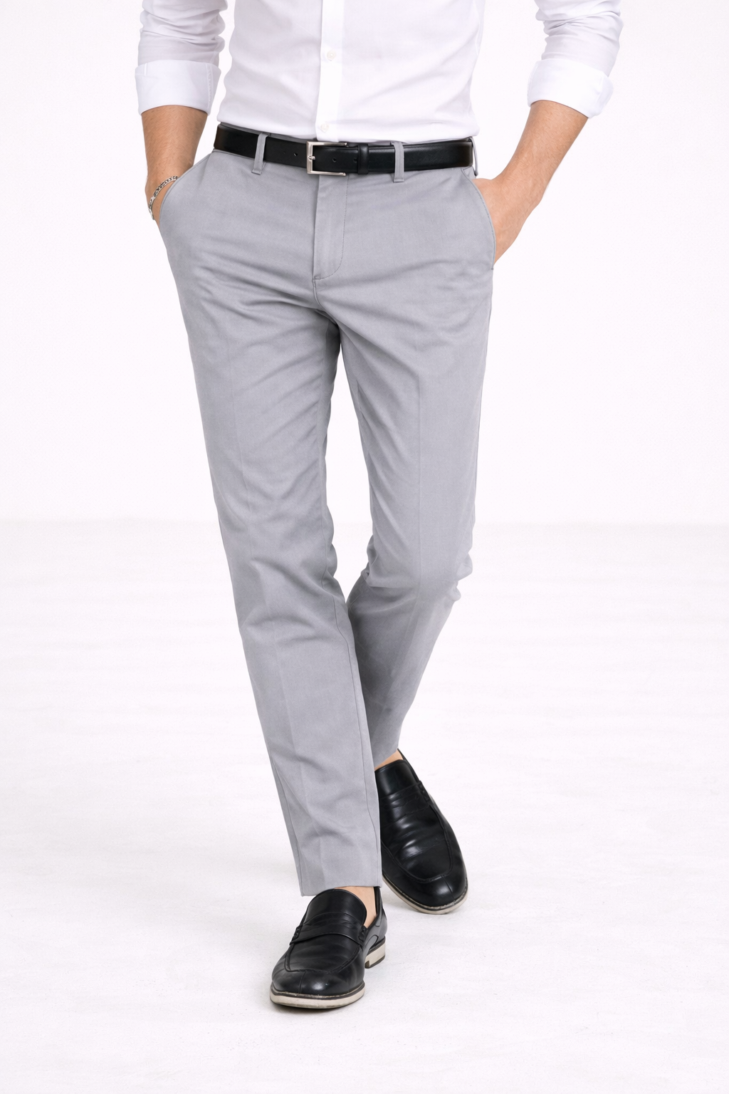 Pantalones chinos de vestir para hombre con corte recto - Ivar