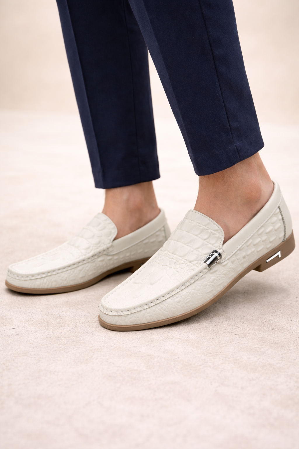Mocasines elegantes con hebilla lateral para hombre - Owen