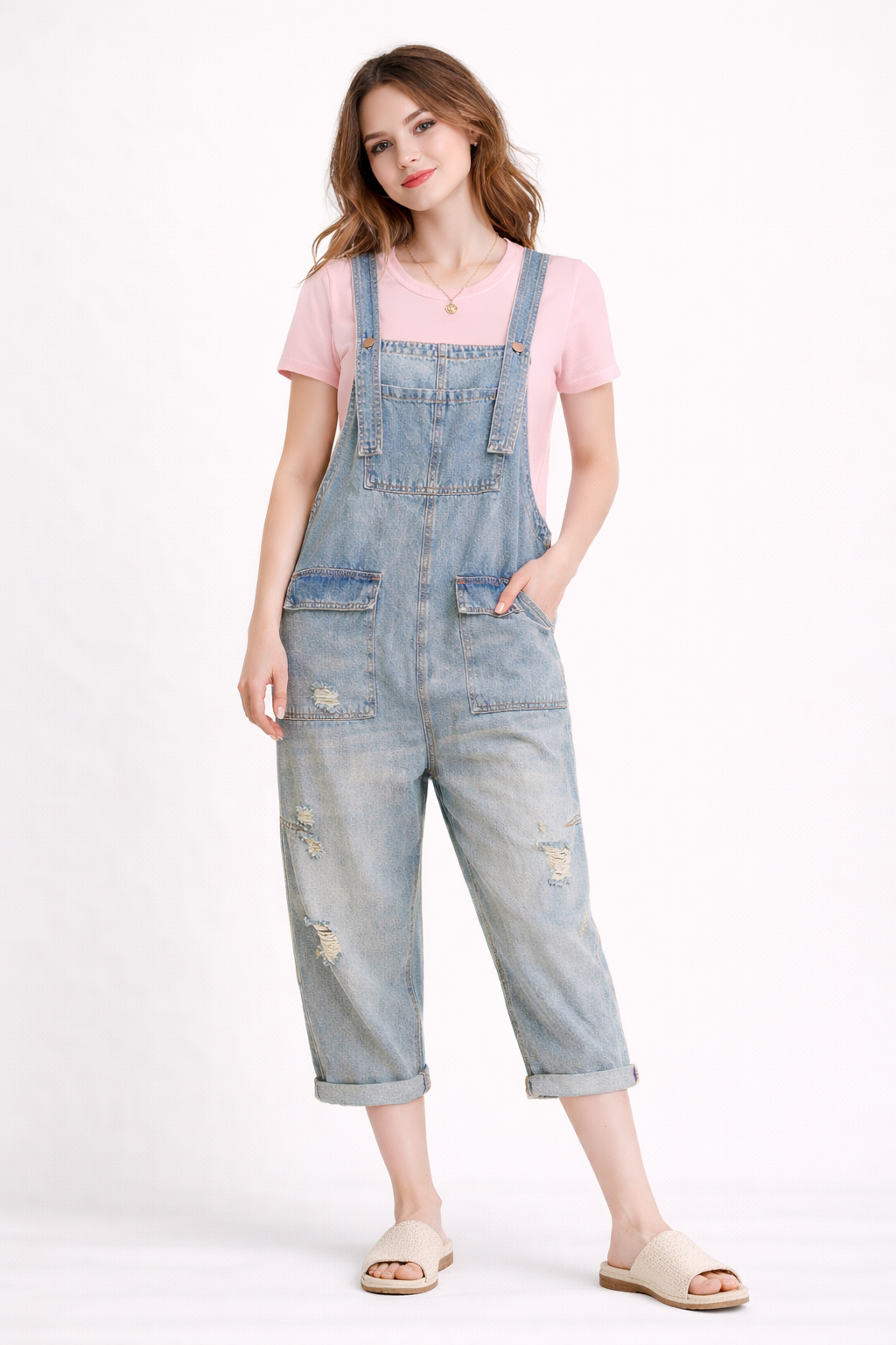 Overol de mezclilla para mujer - Clara
