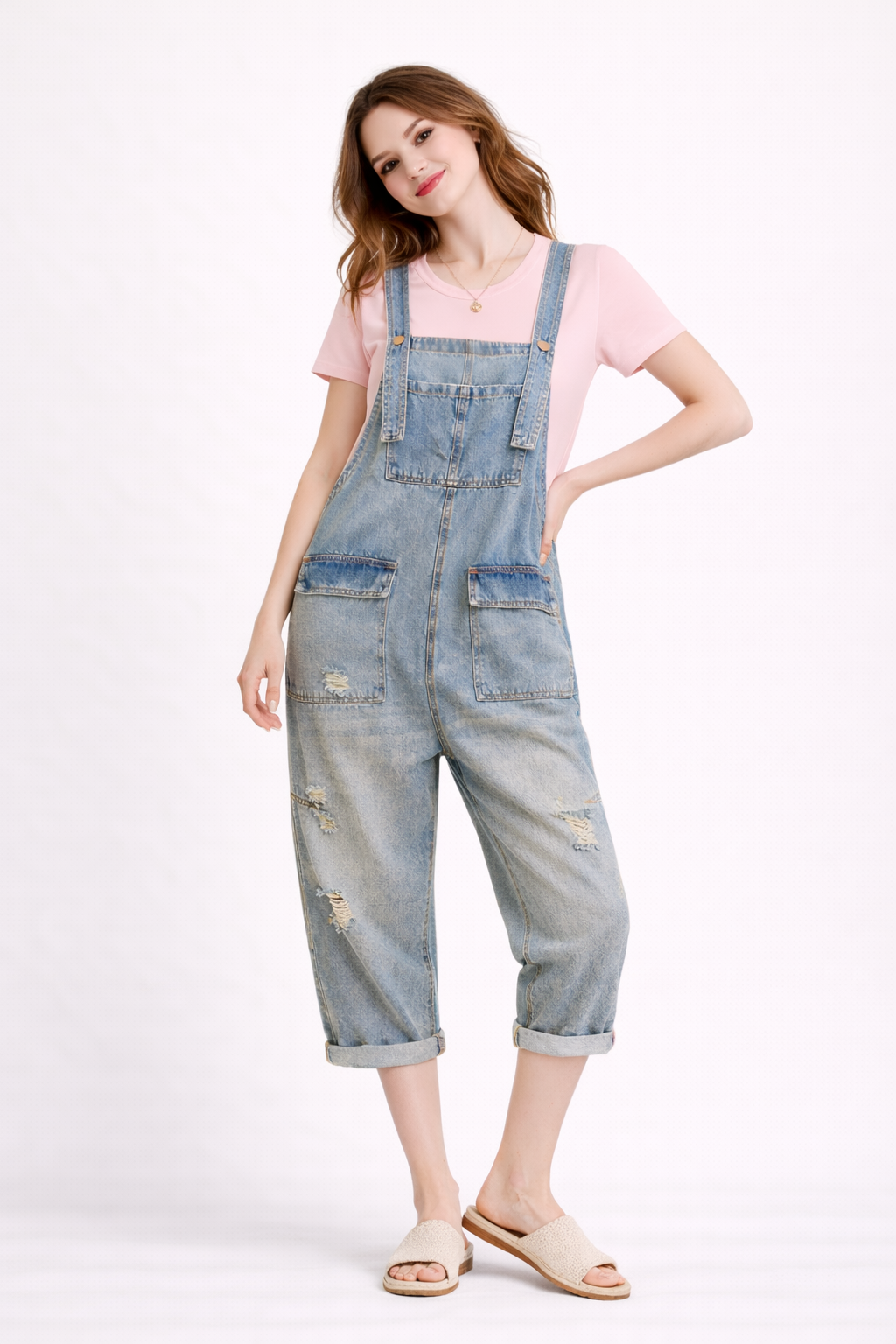 Overol de mezclilla para mujer - Clara