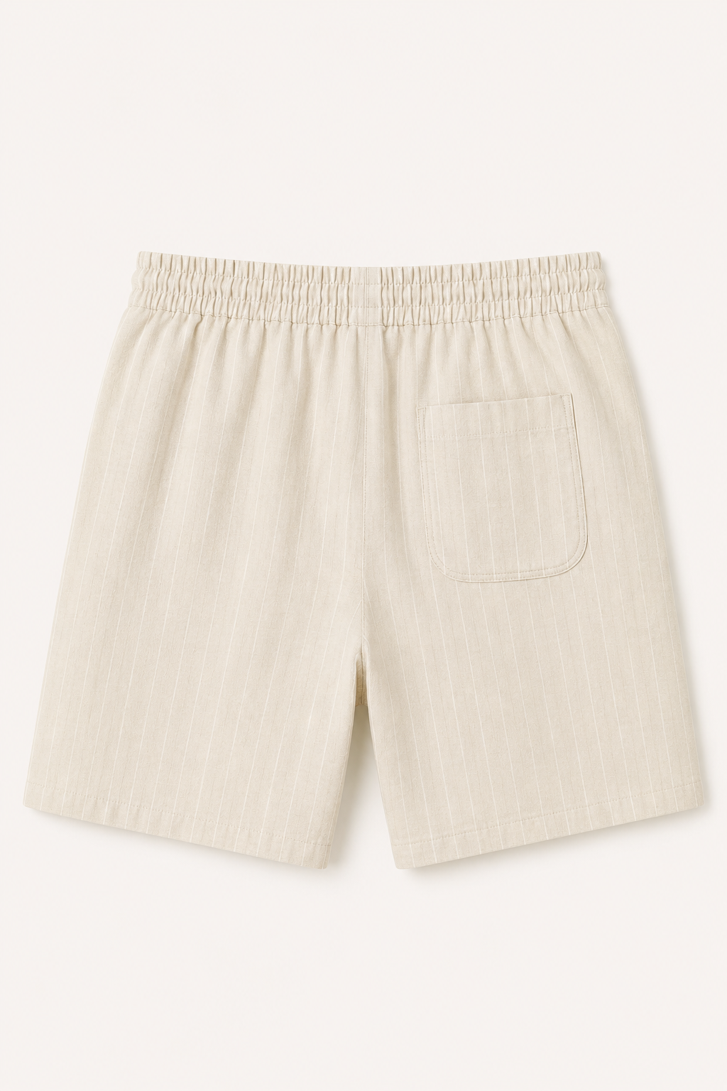 Short casual lino hombre cintura elástica cordón visible bolsillos - Levin