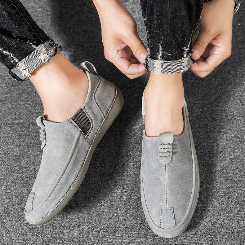 Zapatos tipo slip on de ante para hombre - Emiliano